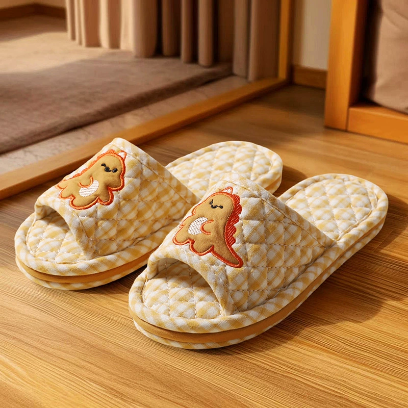 (Cross-border trading), cloth, non-slip mute slippers for men and women, for beloved, increased thickness