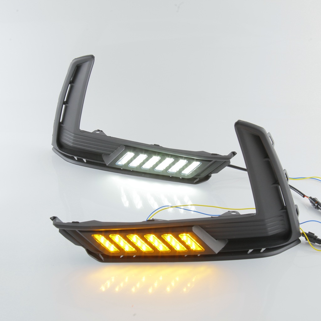 Adecuado para luces de circulación diurna Honda CRV 22/23/24, luces de circulación diurna crv, luces de parachoques delantero streamer de 3 colores