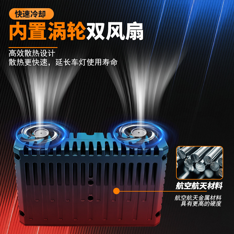 Motorcycle Spotlights, Car Electric Vehicle Led External Headlights, Modified Lenses, High and Low Beam, Super Bright Auxiliary Lights