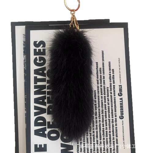 Pendant, fox tail, bag, key, car pendant, jewelry, dance performance, props, plush, second element