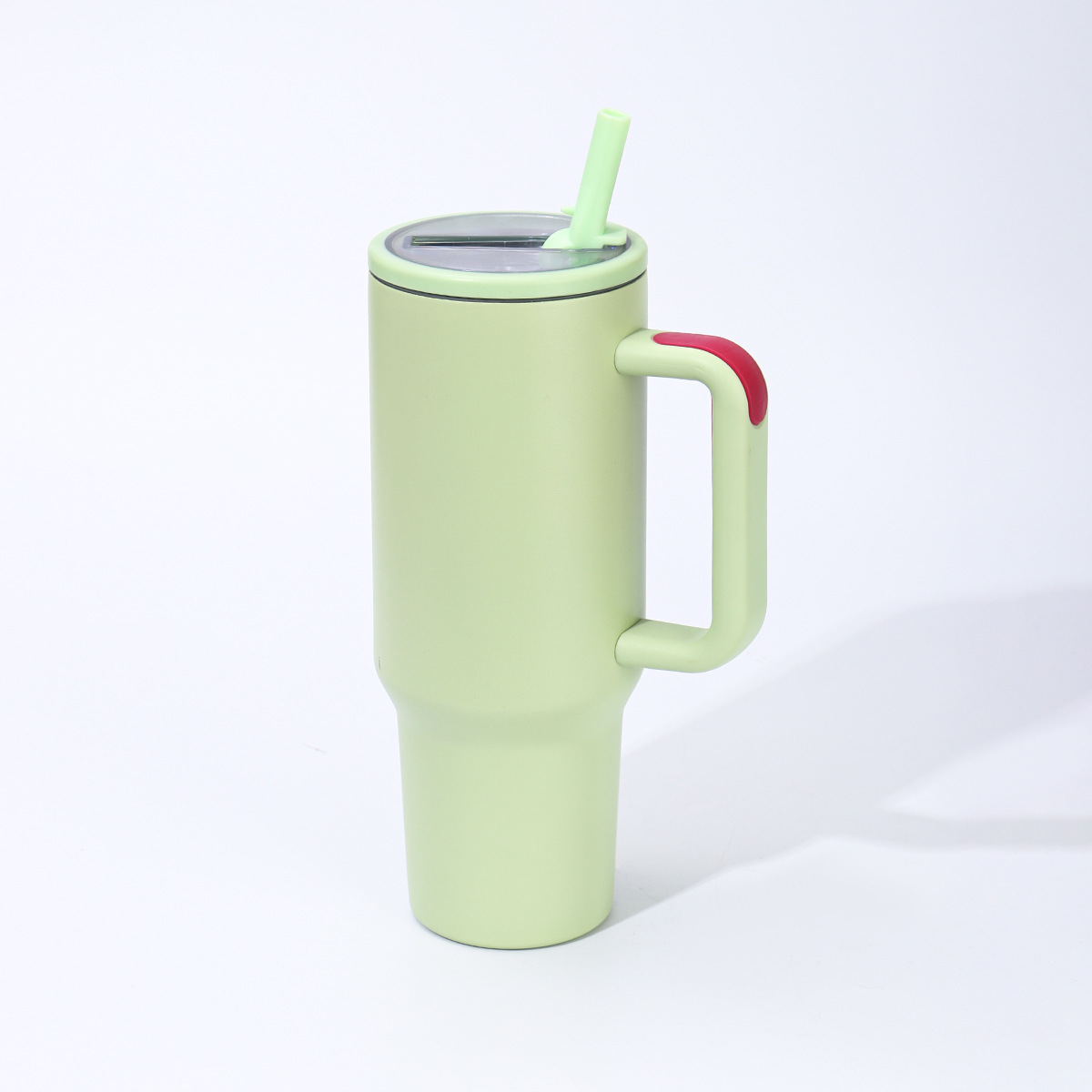 Moda de alto valor de la cara de cuatro generaciones 40oz taza de automóvil taza de aislamiento de acero inoxidable taza de hielo portátil de gran capacidad de paja