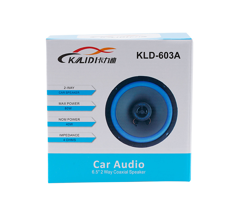 Factory Direct Sales Foreign Trade Cross-Border E-Commerce Kld-603A Car Audio Speaker Coaxial 6.5inch Car Speakers