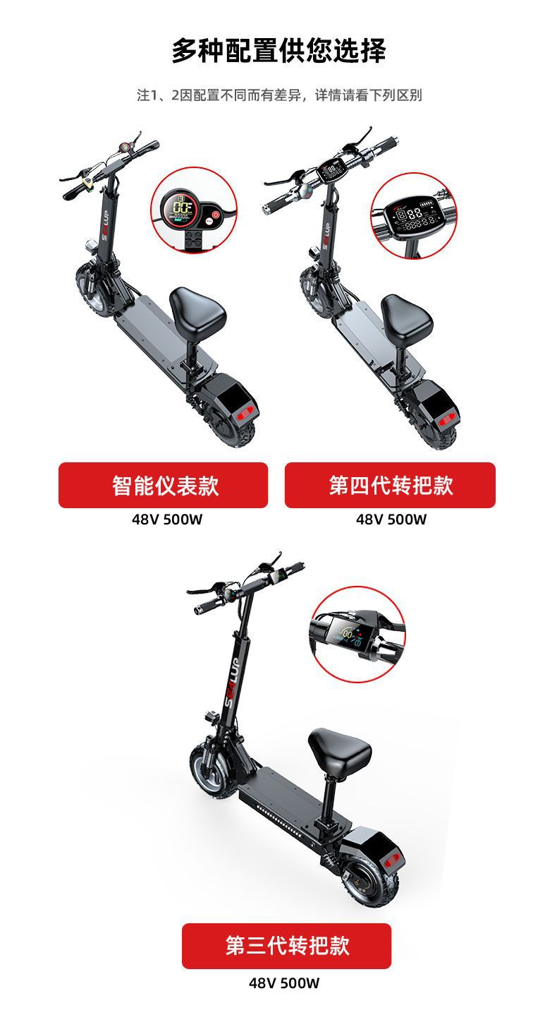 Adult Mini Electric Scooter for Commuting, Off-Road Folding Small Lithium Battery Electric Scooter