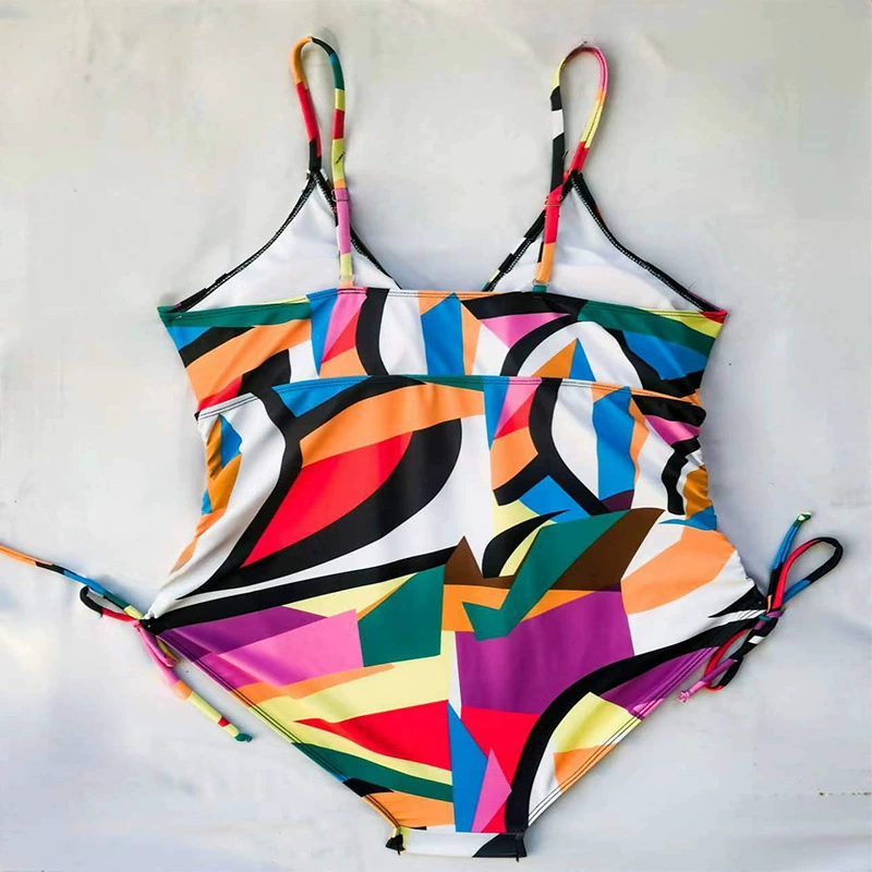 Beach swimwear, Amazon, European style, plus size