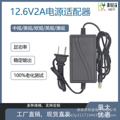 12.6V2A 25.2W 産業用制御機器、スキャナー、オーディオ用の 2 線式リチウム電池アダプター