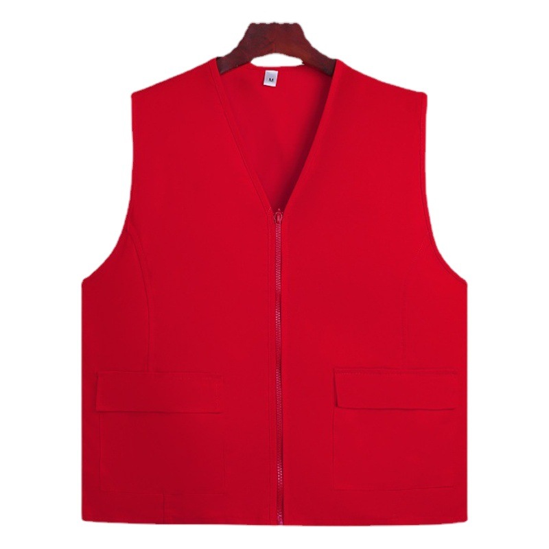 Pure Cotton Volunteer Vest Formulates Publicity for Public Welfare Activities Vest Volunteer Advertising Shirt Work Clothing Printing logo