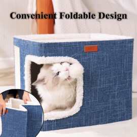 猫狗房子窝冬季猫窝小型犬四季通用可拆洗狗屋床宠物用品宠物窝
