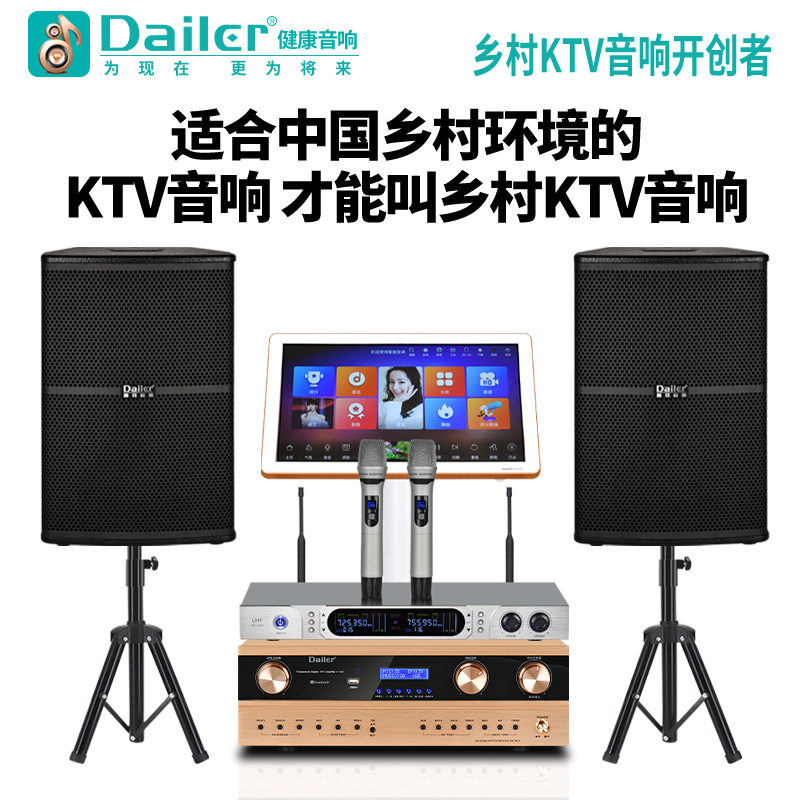 Dailer home ktv audio set Full Set Home Theater Speaker singing machine karaoke conference room wedding