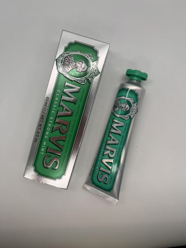 意大利玛尔斯薄荷牙膏85ml洁白薄荷味牙膏网红 原箱6支一塑封 现|undefined