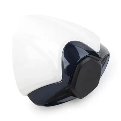 Hayabusa Modified Motorcycle Rear Motorcycle cushion - white-blue
