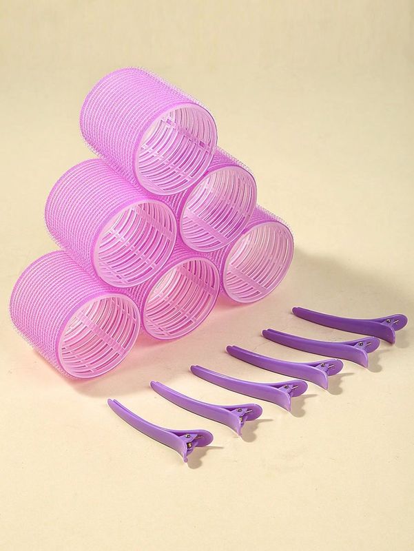メーカー直売前髪巻き巻き髪器巻き髪器プラスチック自粘巻き髪玉巻き髪棒|undefined