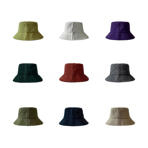 Chic Basic Korean Four-Season Bucket Hat for Men and Women, Solid Color Fisherman Hat, Japanese Style Simple Casual Versatile Sun Hat