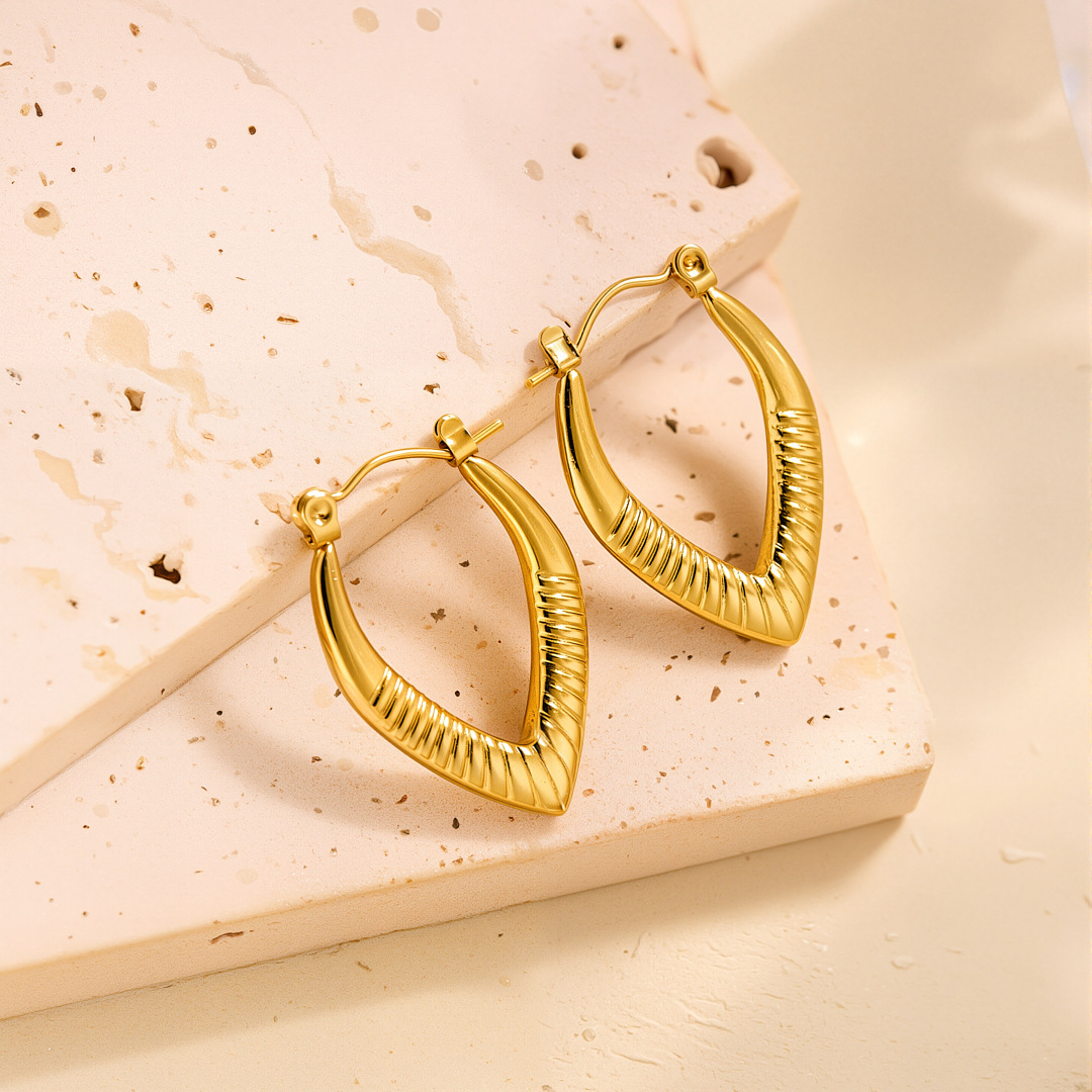Eh102 earrings gold