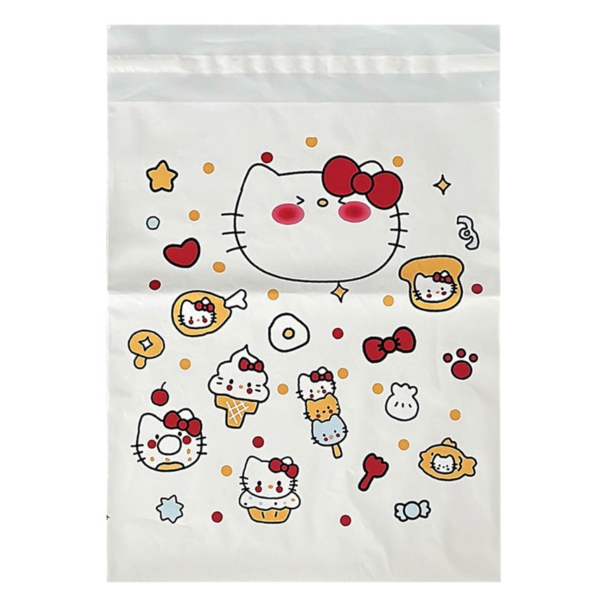 Nuevo lindo gatito de dibujos animados bolsa de embalaje de alto valor bolsa de embalaje bolsa de logística impermeable al por mayor