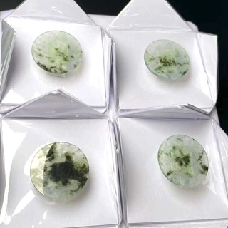 纯天然缅甸翡翠A货 男女通用款飘花无事牌批发珠宝饰品带证书