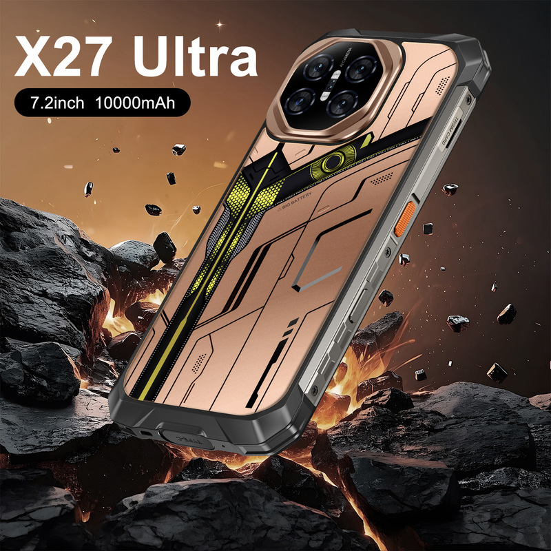 New Rugged Phone for Cross-Border Sales, Waterproof, Drop-Proof, Dust-Proof, Nfc, Uv, Night Vision, Android Smartphone