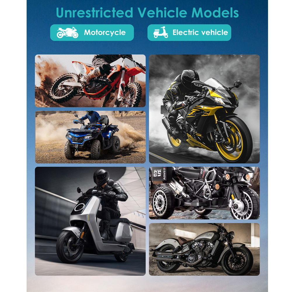 Cross-Border Best-Selling Motorcycle Dashcam with Wifi, Waterproof, Anti-Shake, 1080P Video Recording, Specifically for Motorcycle Travel