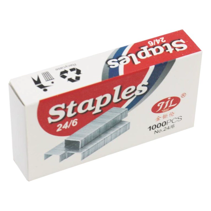 24/6 Степлер 12 # Средняя высокая твердость Офисные канцелярские принадлежности Биндинг иглы 26/6 Общий стандарт Производитель