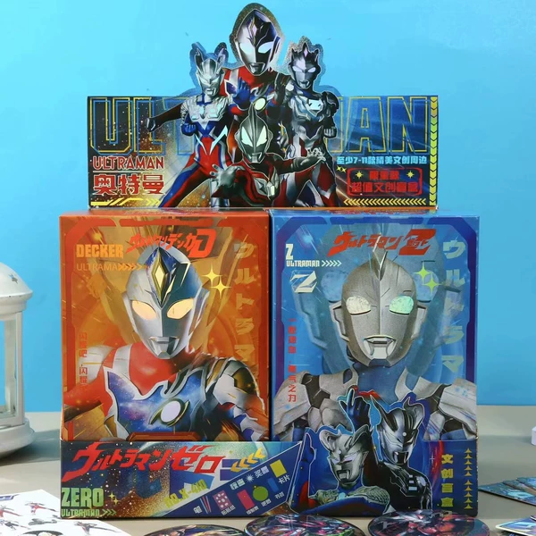 Ultra, Ultraman Tiga, gift box, stand, 8 pieces