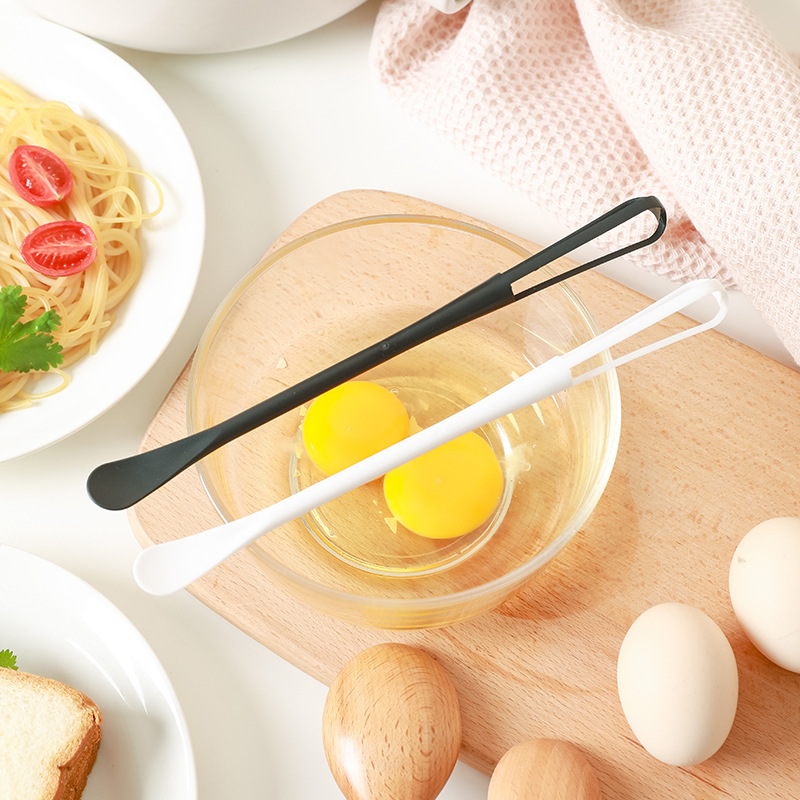 Cocina doméstica mini batidor de huevos de plástico picnic al aire libre batidor de huevos portátil multifuncional batidor de huevos