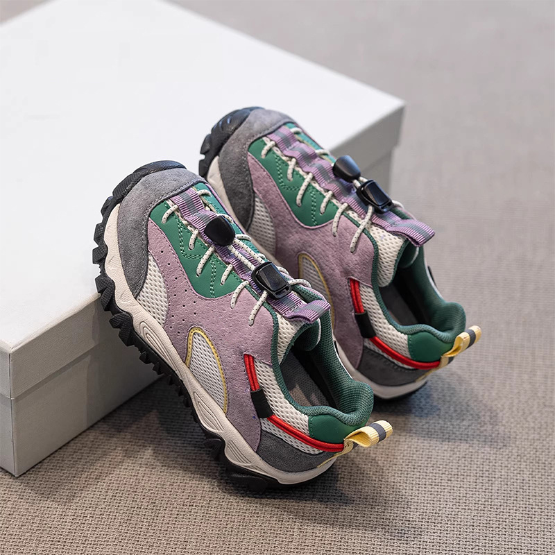 Children's Spring Outdoor Functional Shoes 2026 New Model Boys' Hiking Shoes Casual Shoes Closed-Toe Non-Slip Girls' Sports Shoes