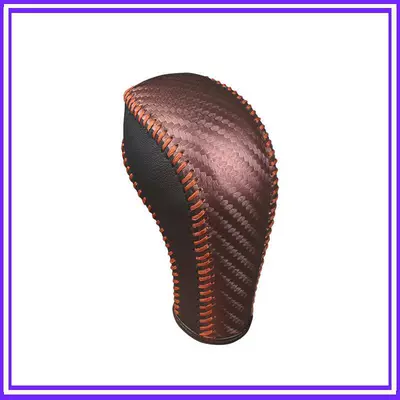 Sürətlər qutusu və əl tormozu başlıqları transmission cover, Excelle gear - 13-15-models-of-the-kaiyue-brown-carbon-genuine-leather