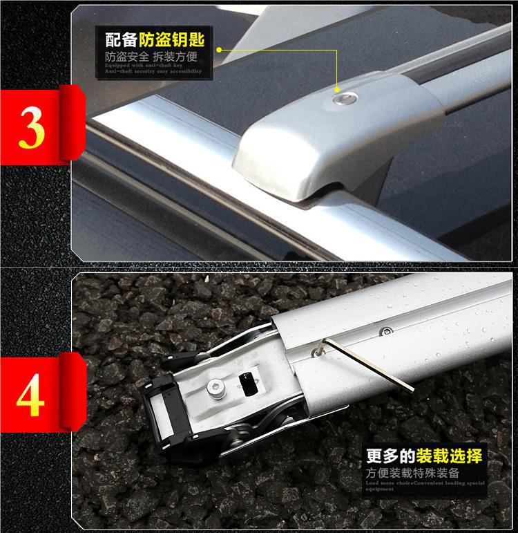 General Motors Luggage Rack Aluminum Alloy Travel Luggage Bicycle Rack Crossbar Roof Rack Load-Bearing Strong Horizontal Wholesale