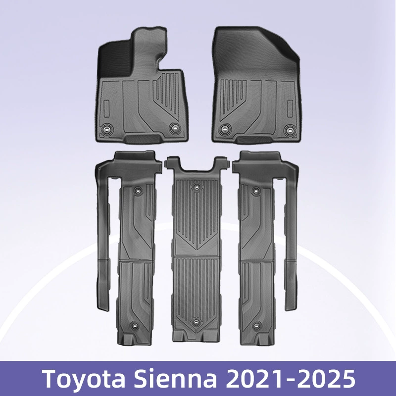 Для Toyota Toyota Sienna 21-24 7/8 сиденья 3D 24/7 Материал TPE коврик для ног