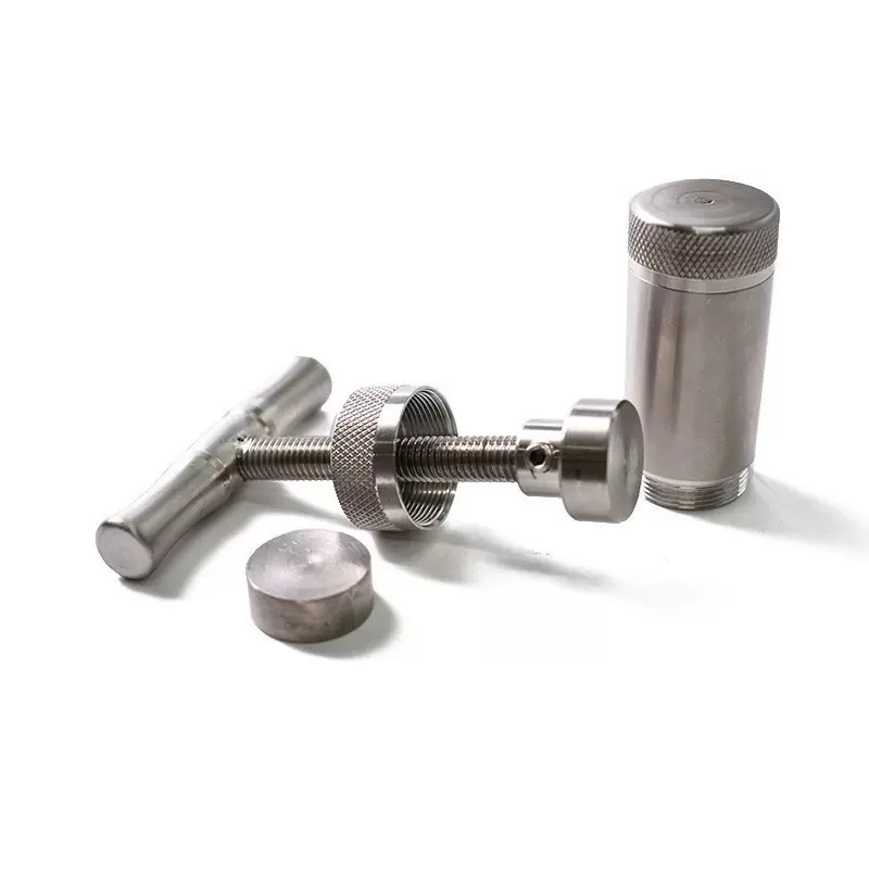 压烟器 铝合金小烟斗 小巧便携型烟具 压药器药粉碎药器磨药盒