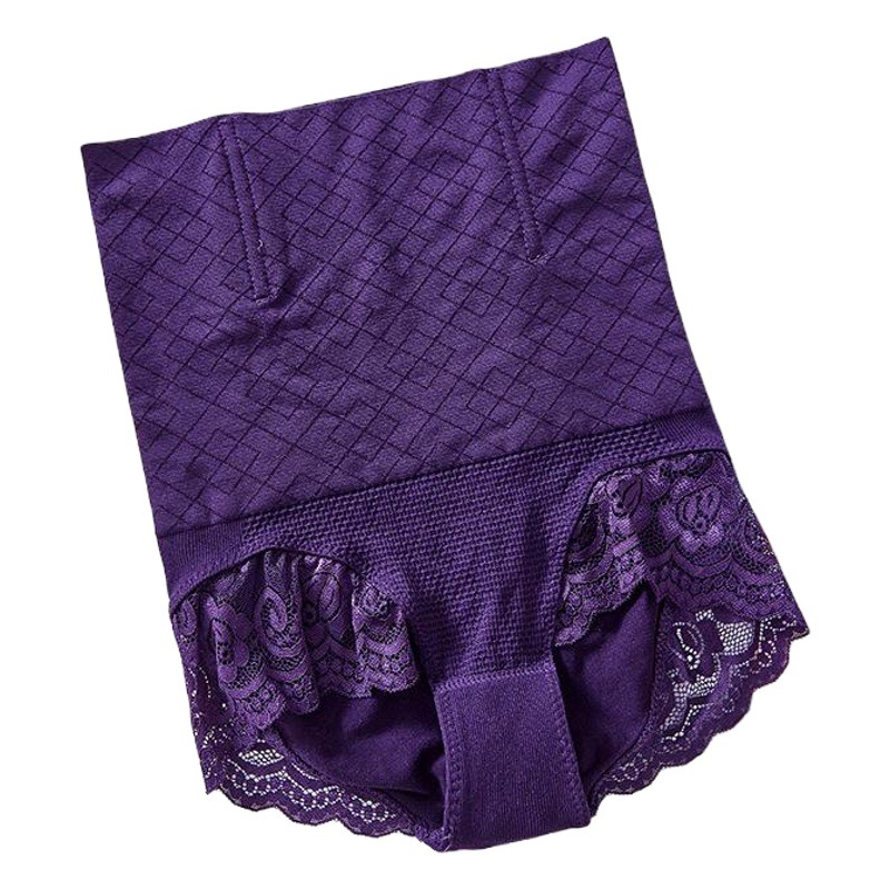 Cuerpo de las mujeres que forma la cadera que levanta el panal que basa la ropa interior de contracción del vientre de cintura alta Ropa interior de encaje sin costuras postparto