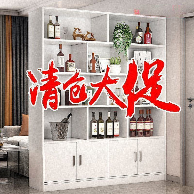 Wine Cabinet, Home Living Room Storage Cabinet, Entrance Cabinet, Partition Cabinet, Simple Modern Display Cabinet, Foyer, Red Wine, Free Shipping Wholesale