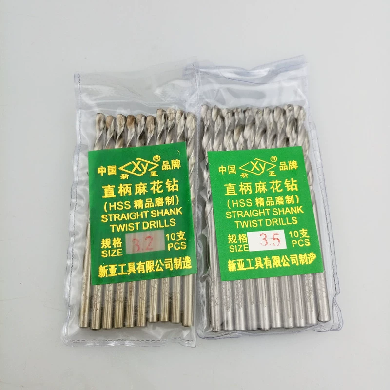 Новая Азия XY прямой хвостовик сверла W6542 полностью землю быстрорежущей стали спиральное сверло 1,05-1,55-3,95-6,85 мм