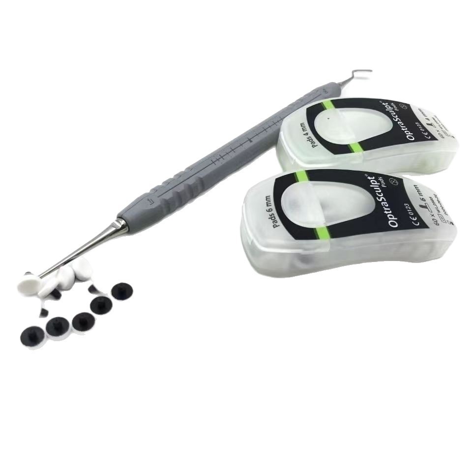 牙科塑性工具树脂材料冰瓷贴片美牙银色雕刻刀搭配泡沫头