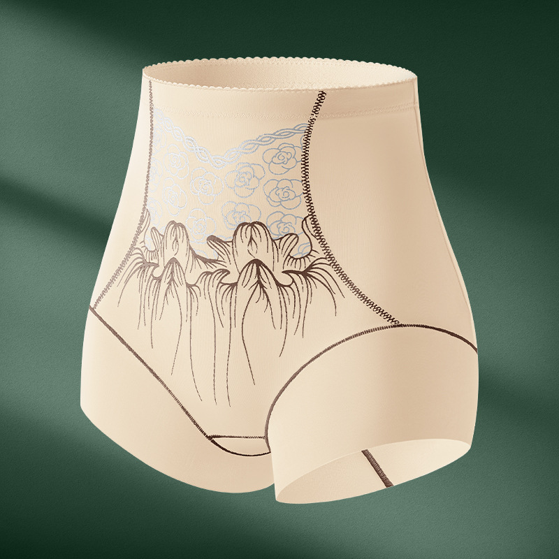Panty Moldeador de Cintura Alta de Nailon, Control de Abdomen, Levanta Glúteos, Sin Costuras, para Uso Postparto image 7