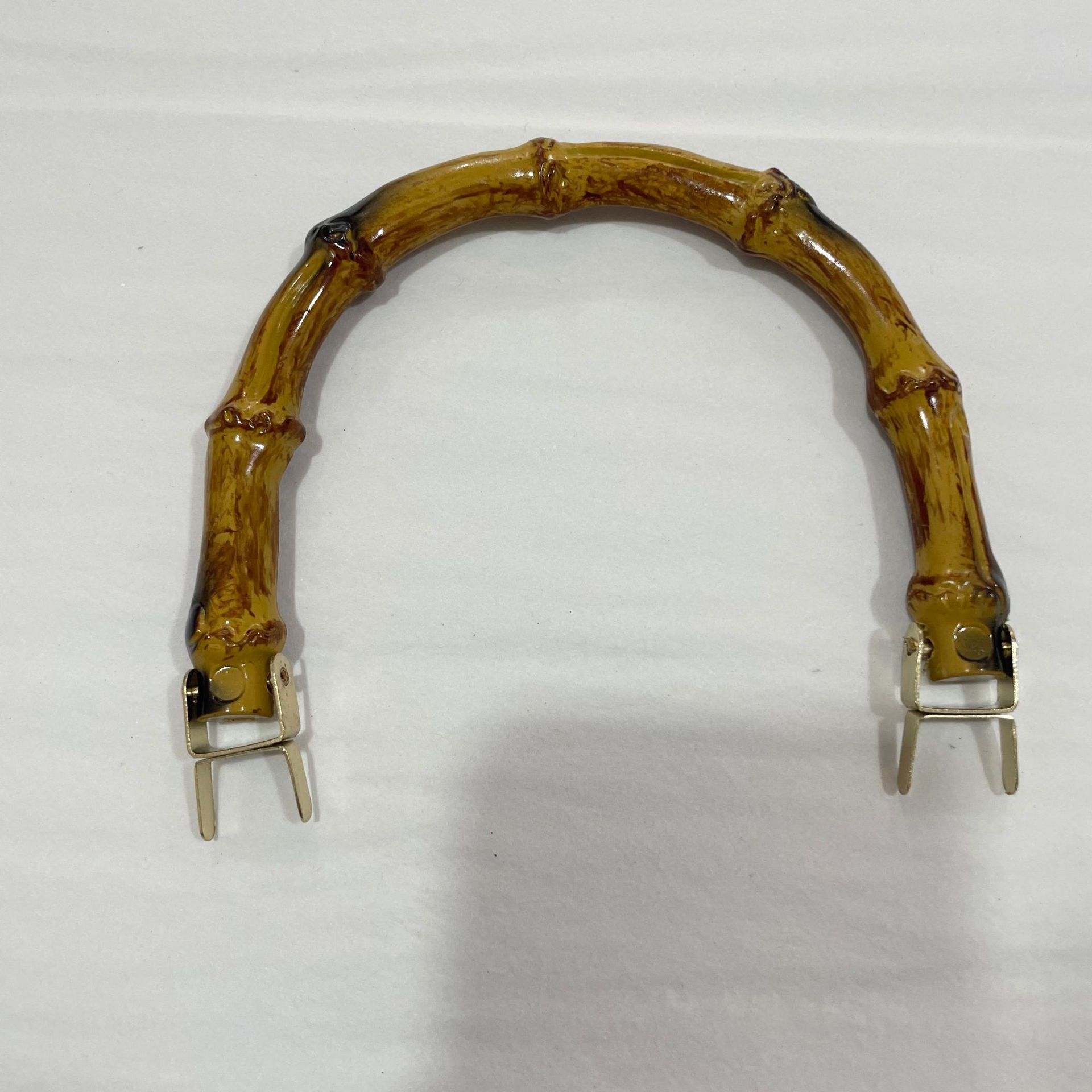 Guangzhou factory direct gift box hardware accessories luggage handle with foot simulation bamboo handle handle buckle