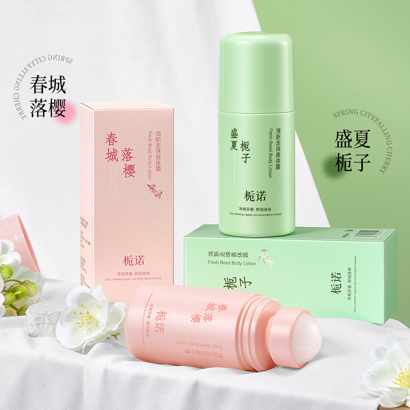 Gardenia Fresh Roll-On Deodorant Antiperspirant Refreshing Underarm Odor Antiperspirant Roll-On Long-Lasting Fresh Fragrance