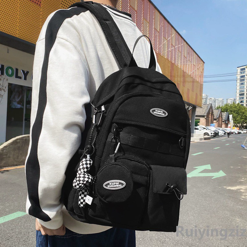 Japanese backpack for leisure, capacious shoulder bag for beloved, wholesale, for secondary school