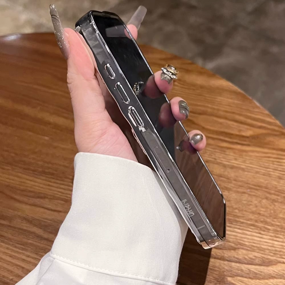 Apple совместимый трёхмерный чехол для iPhone 14, защитный, цветочный градиент, бренд