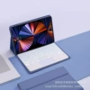 Purple protective case, keyboard
