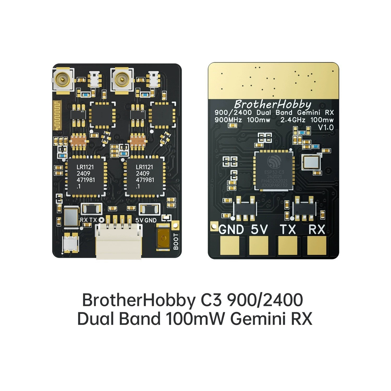 BrotherHobby C3 900/2400 двухдиапазонный приемник Gemini RX diversity 100 мВт