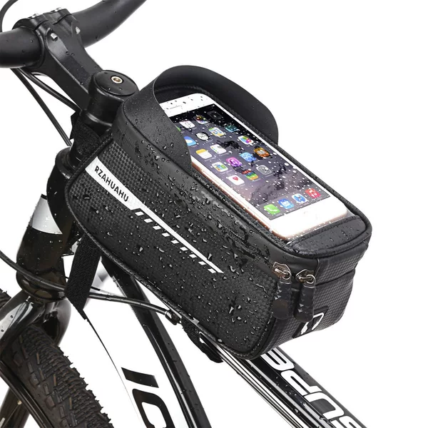 Wholesale custom mountain bike top tube bag, frame bag, tube bag, mobile phone touch screen bag, cycling equipment