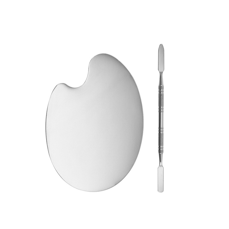 Herramienta de manicura Road Silk paleta de acero inoxidable paleta de colores palo de belleza maquillaje herramienta de mezcla de colores