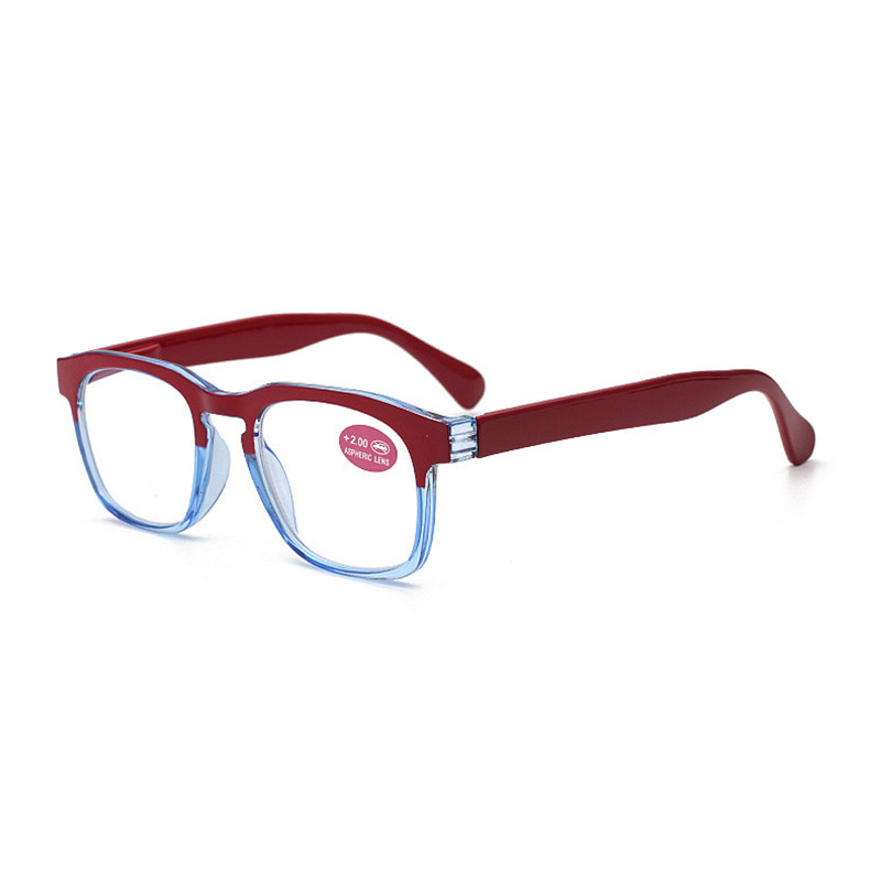 ZK1612新款防蓝光老花镜男女韩潮大框方形镜框超轻高清阅读老视镜