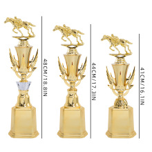 赛马骑马创意马奖杯定制骑马走马赛草原耐力赛比赛创意塑料奖杯