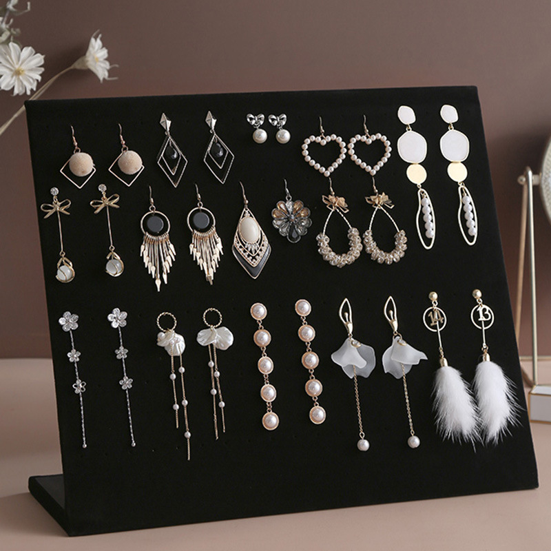 Desktop Jewelry Display Board Ear Rack Earrings Display Rack Necklace Bracelet Display Storage Stall Jewelry Shelf