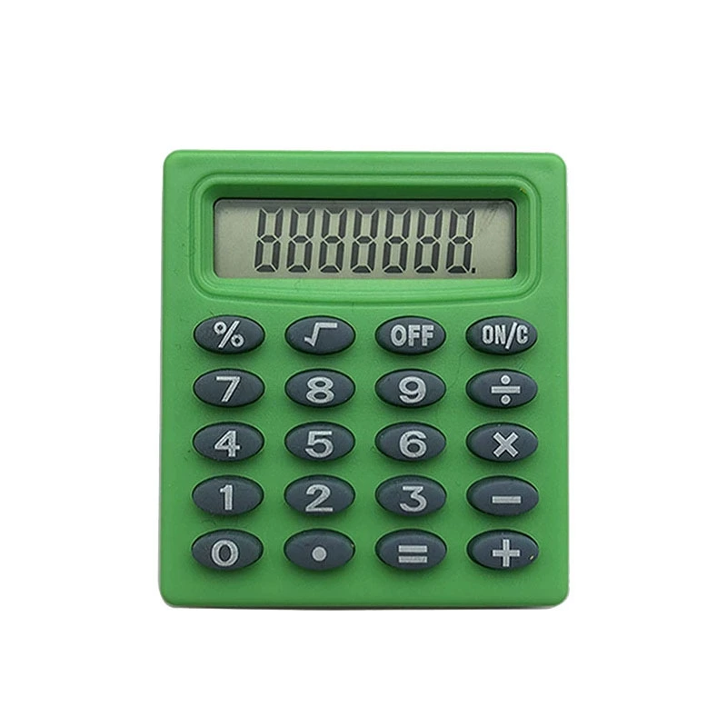 Карманный мини-калькулятор «Small Quartet Pocket Cartoon Mini Calculator Pocket Treasure Block Battery Calculator Candy Portable Computer»