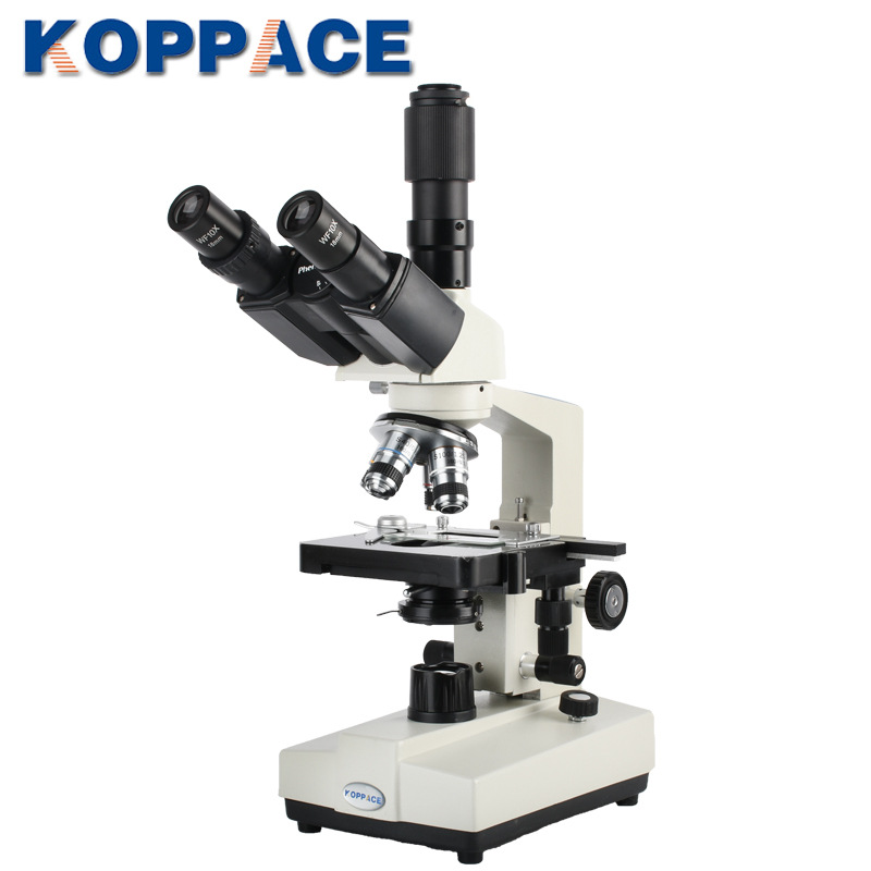 批发40X-1600X三目生物显微镜中小学生科学实验观察生物组织切片