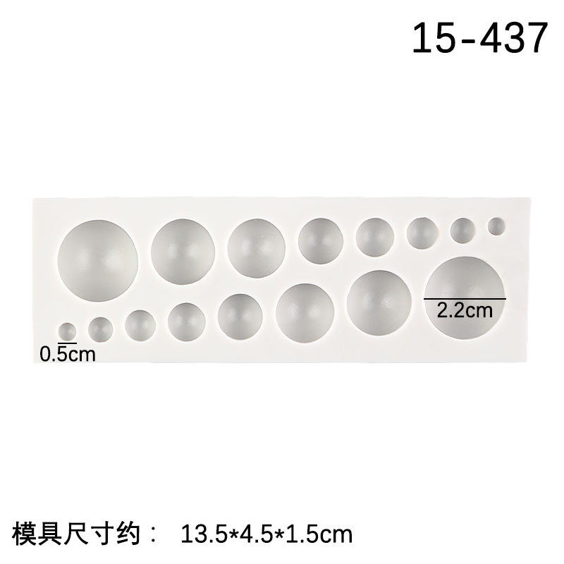 Simulación diamante semicírculo gema forma fondant molde de silicona decoración la torta chocolate para hornear