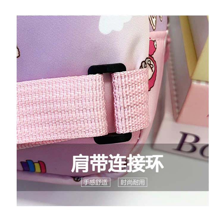 Large-capacity children's chest bag with printed patterns, cute cartoon casual single-shoulder crossbody bag for boys and girls, coin purse, trendy baby matching undefined