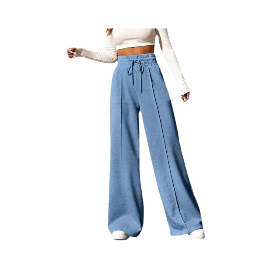 Pantalones deportivos para mujer en otoño 2025, nuevos pantalones de chándal rectos sueltos, pantalones de pierna ancha, pantalones casuales de baile al aire libre